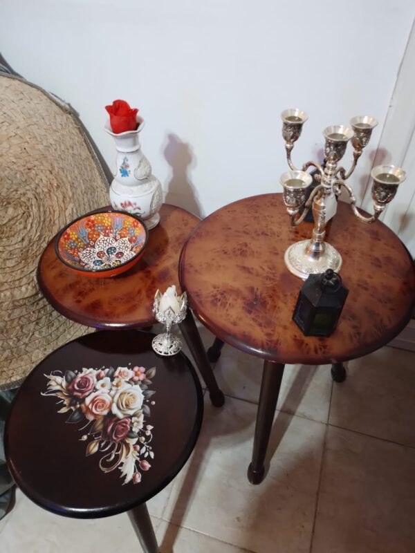 Timbera طقم ترابيزات خشب - Image 8