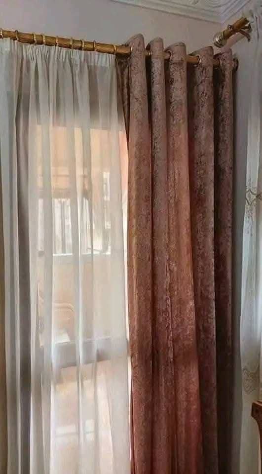 ستارة قطيفة مقاس 150 سم * 280 سم - Image 3