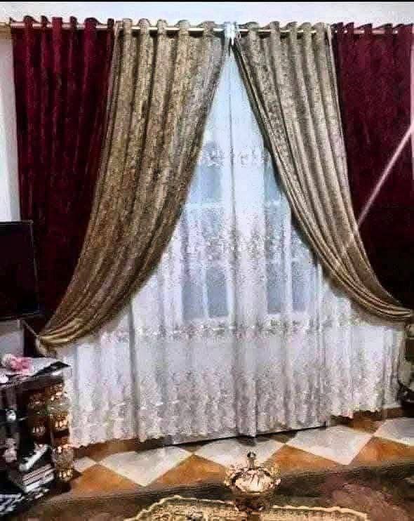 ستارة قطيفة مقاس 150 سم * 280 سم - Image 5